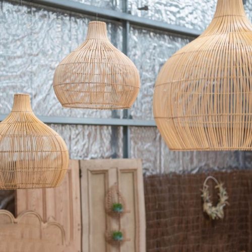 Beuge Rattan Pendant Light Outdoor Space