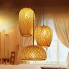 Cluster Multi Bamboo Pendant Light Fixture