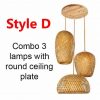 Bamboo Pendant Light,Rattan Pendant Light,Wicker Lampshade,Bamboo Light,Rattan LampShade,Rattan Light Fixture,Bamboo Lampshade,Woven Light Chandelier,Kitchen light, Bedroom living room deco
