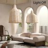 Rattan Basket Pendant Light Kitchen Dining Room