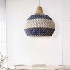 kitchen rattan lampshade wicker light fixture hanging lampshade
