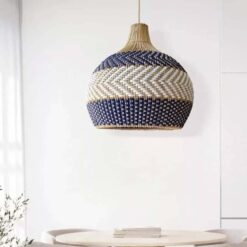kitchen rattan lampshade wicker light fixture hanging lampshade