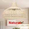 Wicker Rattan Lamp Natural
