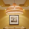 Wicker Rattan Lamp for Kitchen