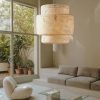 Bamboo Lantern Lampshade Hanging Wicker Light Fixture