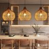 Bamboo Pendant Light,Rattan Pendant Light,Wicker Lampshade,Bamboo Light,Rattan LampShade,Rattan Light Fixture,Bamboo Lampshade,Woven Light Chandelier,Kitchen light, Bedroom living room deco