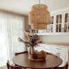 bamboo pendant light wicker lamp shades woven light fixture