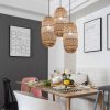 rattan chandelier lampshade
