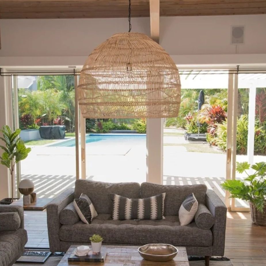 Woven Rattan Light Fixtures Rattan Lampshade