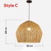Bamboo Pendant Light,Rattan Pendant Light,Wicker Lampshade,Bamboo Light,Rattan LampShade,Rattan Light Fixture,Bamboo Lampshade,Woven Light Chandelier,Kitchen light, Bedroom living room deco