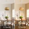 Bamboo Glass Pendant Lighting Effect