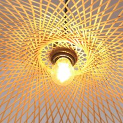 Creative Bamboo Pendant Light Restaurant Coffee Shop Lamp