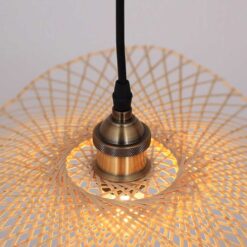 Creative Bamboo Pendant Light Restaurant Coffee Shop Lamp