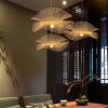 Creative Bamboo Pendant Light Restaurant Coffee Shop Lamp