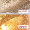 Creative Nest Bamboo Pendant Lighting Effect