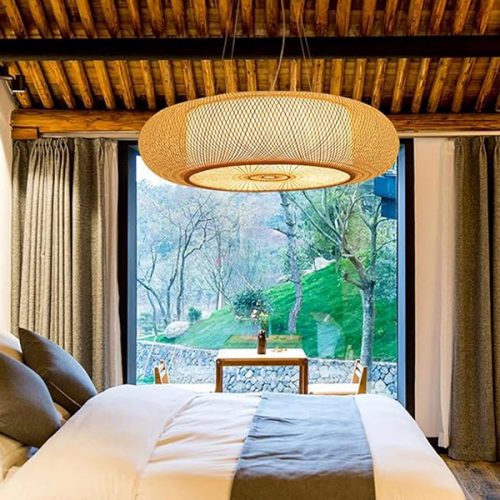 High Quality Bamboo Chandelier Bedroom