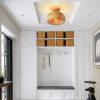 Lustre Bamboo Ceiling Light Wicker Lampshade Balcony