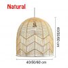 Bamboo Pendant Light,Rattan Pendant Light,Wicker Lampshade,Bamboo Light,Rattan LampShade,Rattan Light Fixture,Bamboo Lampshade,Woven Light Chandelier,Kitchen light, Bedroom living room deco