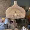 Reef Pendant Light Wicker Rattan Kitchen Lamp Shade