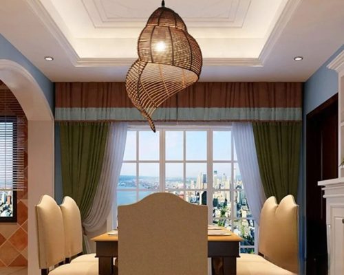 Spiral Pendant Light Fixtures For Dining Room
