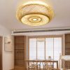 bamboo ceiling light, kitchen light fixture
