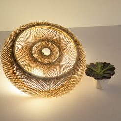 bamboo ceiling light, kitchen light fixture