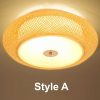 bamboo ceiling light, kitchen light fixture