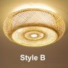 bamboo ceiling light, kitchen light fixture