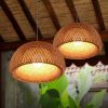 glass bamboo pendant light