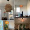 Bamboo Pendant Light,Rattan Pendant Light,Wicker Lampshade,Bamboo Light,Rattan LampShade,Rattan Light Fixture,Bamboo Lampshade,Woven Light Chandelier,Kitchen light, Bedroom living room deco