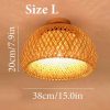 Bamboo Pendant Light,Rattan Pendant Light,Wicker Lampshade,Bamboo Light,Rattan LampShade,Rattan Light Fixture,Bamboo Lampshade,Woven Light Chandelier,Kitchen light, Bedroom living room deco
