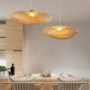 bamboo pendant light shade rattan light wicker lighting