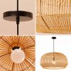 Bamboo Pendant Light,Rattan Pendant Light,Wicker Lampshade,Bamboo Light,Rattan LampShade,Rattan Light Fixture,Bamboo Lampshade,Woven Light Chandelier,Kitchen light, Bedroom living room deco