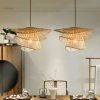 Bamboo Pendant Light,Rattan Pendant Light,Wicker Lampshade,Bamboo Light,Rattan LampShade,Rattan Light Fixture,Bamboo Lampshade,Woven Light Chandelier,Kitchen light, Bedroom living room deco