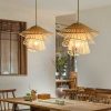 Bamboo Pendant Light,Rattan Pendant Light,Wicker Lampshade,Bamboo Light,Rattan LampShade,Rattan Light Fixture,Bamboo Lampshade,Woven Light Chandelier,Kitchen light, Bedroom living room deco