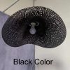 Black Bamboo Pendant Light, Bamboo Lampshade, Wicker Bamboo Light Fixture, Woven Rattan Lamp Shades
