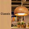 glass bamboo pendant light