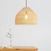 natural bamboo lampshade kitchen light
