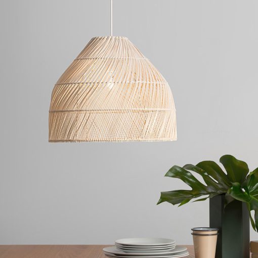 natural bamboo lampshade kitchen light