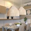 natural bamboo lampshade kitchen light