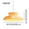 natural bamboo-pendant-light-rattan-pendant-light-wicker-lampshade-coffee-shop