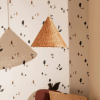 Rattan Cone Lamp Shade Woven Rattan Light Vintage Kitchen Lamp, Brown Beige Rattan Pendant Lights