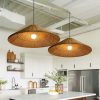 Bamboo Pendant Light,Rattan Pendant Light,Wicker Lampshade,Bamboo Light,Rattan LampShade,Rattan Light Fixture,Bamboo Lampshade,Woven Light Chandelier,Kitchen light, Bedroom living room deco
