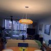 round bamboo pendant light, living room chandelier