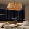 round rattan lamp pendant chandelier, wicker lamp shades