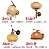 Bamboo Pendant Light,Rattan Pendant Light,Wicker Lampshade,Bamboo Light,Rattan LampShade,Rattan Light Fixture,Bamboo Lampshade,Woven Light Chandelier,Kitchen light, Bedroom living room deco