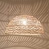 woven rattan light