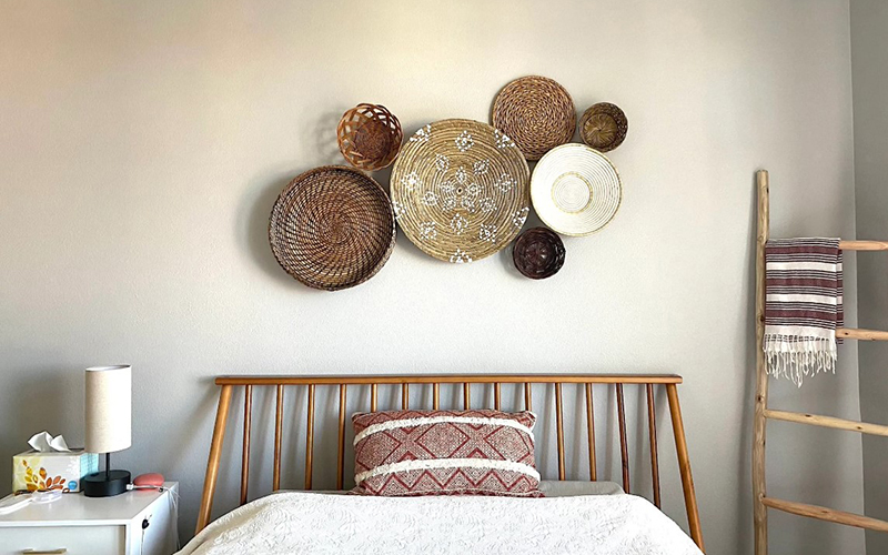 Bedroom Wall Basket Hanging