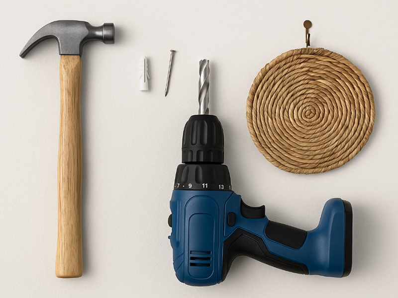 Choose The Right Tools When Hanging Baskets On The Wall