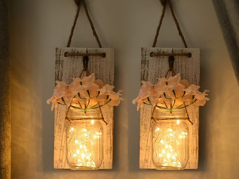 Diy Mason Jar Wall Sconces Add Charm To The Walls